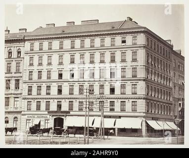 Anonyme. Franz-Josef-quai no 13, Zinshaus des Herrn am See xi/Anton von Pergen. 1860-1869. L'Autriche. L'albumine Banque D'Images