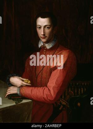 Alessandro Allori. Francesco de' Medici. 1555-1565. L'Italie. Huile sur panneau (peuplier) Banque D'Images