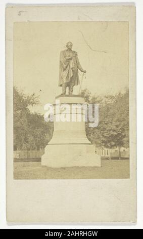 Joshua Appleby Williams. Statue du commodore Matthew Perry. 1850-1889. United States. L'albumine Banque D'Images