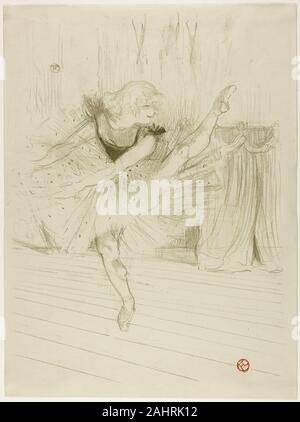 Henri de Toulouse-Lautrec. Mme Ida Heath, danseuse anglaise. 1894. La France. Lithographie en couleur sur vélin crème Banque D'Images