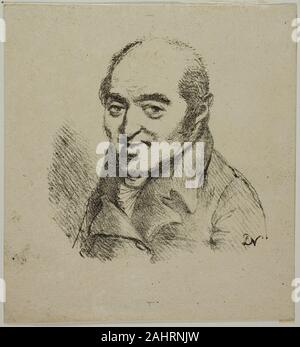 Dominique-Vivant Denon. Portrait de Samuel Rogers, poète anglais. 1816. La France. Lithographie en noir sur papier vergé crème Banque D'Images