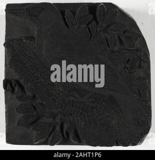 Thomas Bewick. Le bloc de bois pour le pic vert, d'une histoire de la oiseaux. 1792-1802. L'Angleterre. Bloc de gravure sur bois Banque D'Images