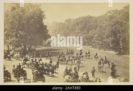 Inconnu. Rotten Row. Entre 1850 et 1900. L'Angleterre. L'albumine, de l'album Vues de Londres Banque D'Images