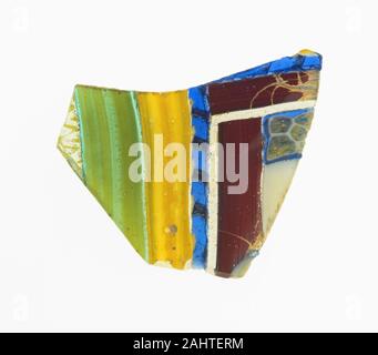 Ancienne cité romaine. Fragment d'un navire. 100 BC-AD 100. L'Empire romain. Mosaïque de verre, technique de verre Banque D'Images