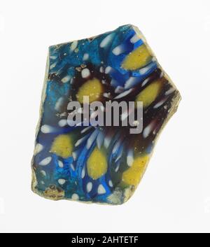 Ancienne cité romaine. Fragment d'un navire. 100 BC-AD 100. Région de la Méditerranée orientale. Mosaïque de verre, technique de verre Banque D'Images