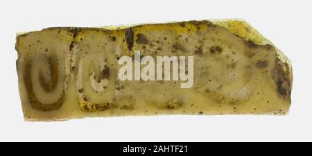 Ancienne cité romaine. Fragment d'une plaque. 100 BC-AD 100. L'Empire romain. Mosaïque de verre, technique de verre Banque D'Images