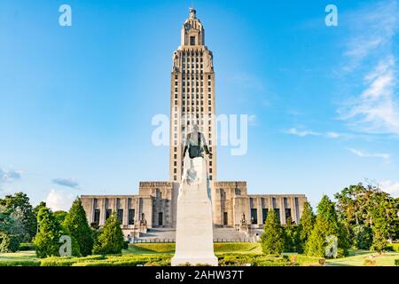 Baton Rouge, LA - Octobre 6, 2019 : Louisiana State Capitol Building, à Baton Rouge Banque D'Images