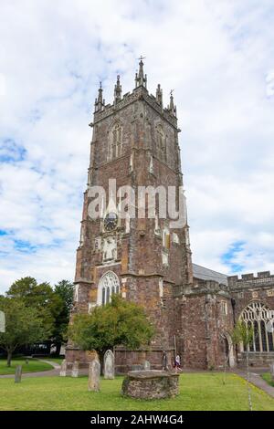 St Andrew's Church, Church Street, Cullompton, Devon, Angleterre, Royaume-Uni Banque D'Images