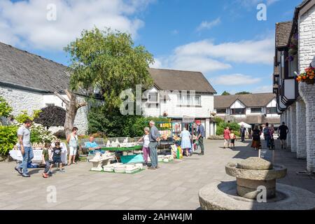 L'artisanat dans la région de Red Lion Yard, Okehampton, Devon, Angleterre, Royaume-Uni Banque D'Images