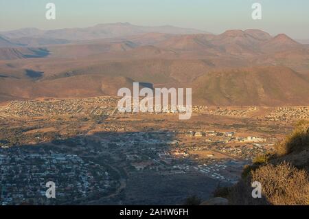 Vue sur Graaff-Reinet, Province orientale du Cap, Afrique du Sud Banque D'Images