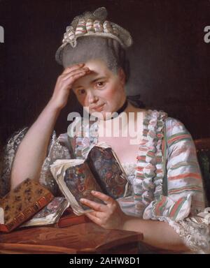 Jacques Louis David. Madame François Buron. 1769. La France. Huile sur toile Banque D'Images