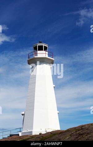 Le phare du cap Spear, à Terre-Neuve et Labrador, Canada. Banque D'Images