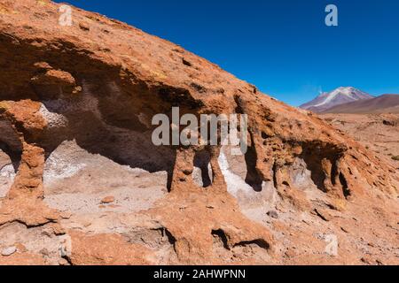 Mirador Volcán Ollagüe ou view point vulcano Ollagüe, Avaroa, Andes, Bolivie, Amérique Amreica Banque D'Images