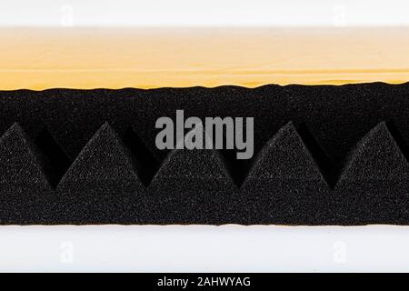 L'éponge mousse acoustique - acoustique - ignifugeants 50 Pyramide dns éponge. Banque D'Images