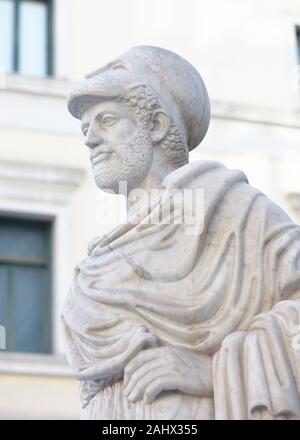 Statue de Périclès à Athènes hôtel de ville Banque D'Images