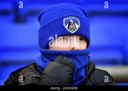 Oldham, UK. 06Th Jan, 2020. OLDHAM, ANGLETERRE - 1 janvier Oldham lors de la Sky Bet League match 2 entre et Oldham Athletic Scunthorpe United à Boundary Park, Oldham le mercredi 1er janvier 2020. (Crédit : Eddie Garvey | MI News) photographie peut uniquement être utilisé pour les journaux et/ou magazines fins éditoriales, licence requise pour l'usage commercial Crédit : MI News & Sport /Alamy Live News Banque D'Images