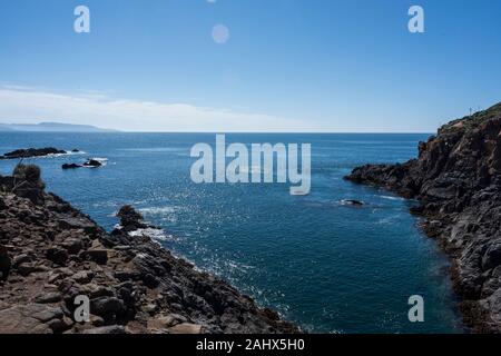 La Bufadora, site touristique à Ensenada, Baja California Norte, Mexique Banque D'Images