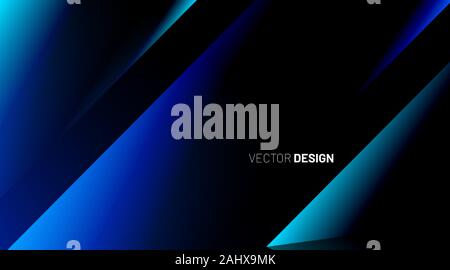 Abstract vector background. forme rectangle se chevauchent. La technologie de conception 3D Illustration de Vecteur