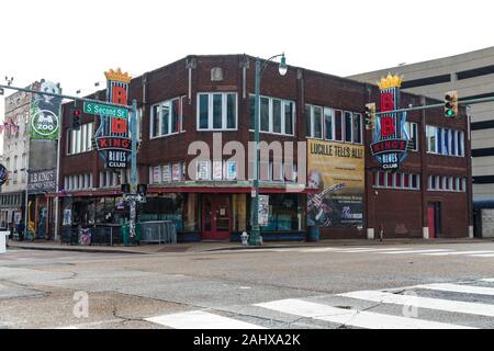 Memphis, TN / USA - 28 décembre 2109 : B.B. King's Blues Club à Memphis, TN Banque D'Images