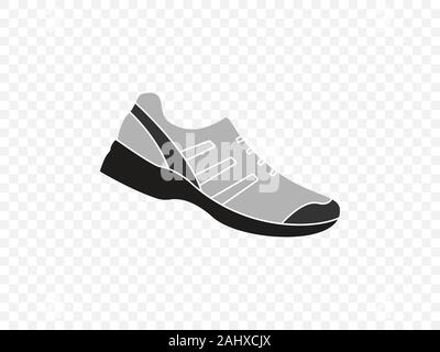 Icône chaussure de course. Illustration vectorielle, modèle plat. Illustration de Vecteur