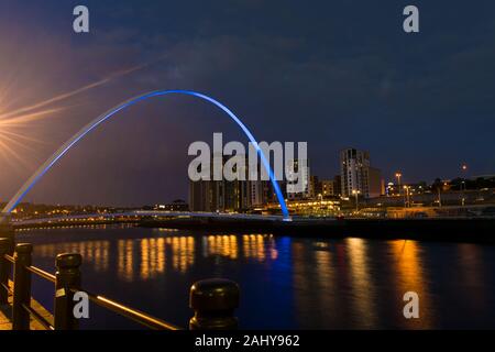 Gateshead Millennium Bridge Banque D'Images