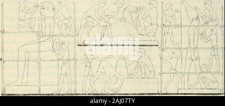 L'Egypte et l'Sûdân. Manuel pour les voyageurs . f Deirel-Bahri et Louxor et le temple de Sethos à Abydos). Genuineart-works, il est vrai, mais peu sont semées en Égypte, et, en raison de la masse énorme de sculpture qui a été préservée, c'est per-pad plus difficile dans ce que dans toute autre branche de l'art pour n'importe qui mais un expert pour distinguer le bien et le worthyfrom artistiquement inférieur et mécanique ; et la difficulté est increasedby le fait que même les meilleurs artistes étaient incapables de emancipatethemselves à partir de certaines particularités traditionnelles de représentation.Nos unbounded admirati Banque D'Images