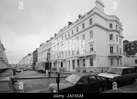 Eton Place, Centre De Londres En 1992 Banque D'Images