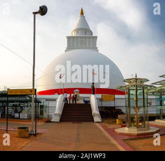 Kiri Vehera Moroni est un des rares temples religieux au Sri Lanka Banque D'Images