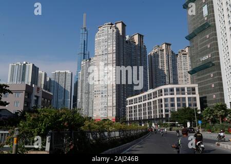 Vue 81, un super-gratte-ciel, 461m, Ho Chi Minh City, Vietnam, Indochine, Asie du Sud-Est, l'Asie Banque D'Images