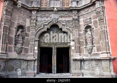 Templo de Nuestra Señora de la Salud construit en 1735, San Miguel de Allende, Mexique Banque D'Images