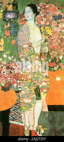 Vintage Gustav Klimt peinture pour décorer intérieur etc Banque D'Images