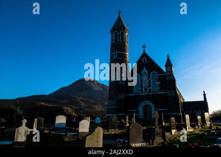 Église du Sacré-Cœur, l'Europe Irlande Donegal Dunlewey Banque D'Images