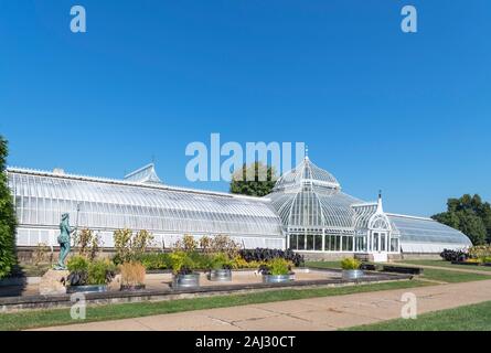 Phipps Conservatoire et jardin botanique, Parc Schenley, quartier d'Oakland, Pittsburgh, Pennsylvanie, USA Banque D'Images