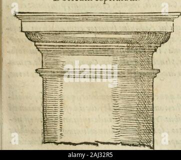 M Vitrvvii Pollionis De architectvra libri décembre, ad Caes Avgvstvm, omnibus omnium editionibus longè emendatiores collatis veteribus, exemplis . Midazolan capitule.. lOO M. VITRVVII SONDAGE. Banque D'Images