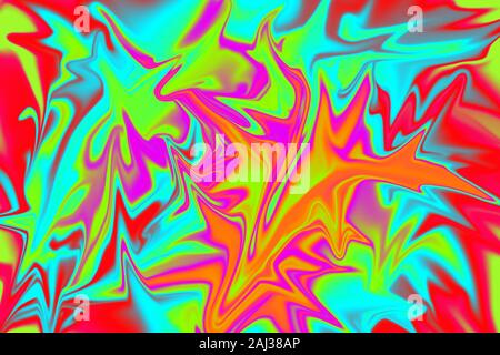 Résumé Une image de fond psychédélique. Banque D'Images