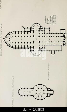 L'église et de l'arrangement conventuel avec de nombreuses références, un glossaire complet, et un index et illustrée par une série de plans au sol et les plaques des arrangements d'églises dans des pays différents et à des périodes successives, et des plans adoptés par le chapitre conventuel les divers ordres . hcentury. Il y avait à l'origine deux à l'extrémité ouest, puis un troisième a été ajouté sur le passage à niveau. En Allemagne, dans la région de adouble-église abside, il y avait souvent plus de six, une eachtransept et quatre variait autour des angles de la partie centrale du bâtiment, près de l'absides. En France un rôle central et twowest tours ont été Banque D'Images