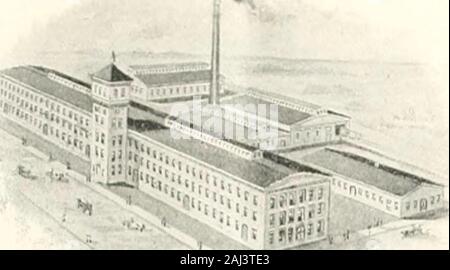 India rubber world . Bureau chef : 292 PEUGEOT RD., de Liverpool et à 34 Aldermanbury, Londres, E. C,20 rue des Marais, Paris, 333, rue Kent, Sydney, Nouvelle Galles du Sud.usines : Vauxhall Road, et Walton, Liverpool. ilention liubhrr IVitrld l'Inde lorsqu'yon écrire. Jui.v I, 1905.] l'IHE iNDIA RUBBER WORLD XI LE CAOUTCHOUC EUREKA MFG. CO. DE TRENTON. NEW JERSEY.. Manufacttirers de carnage et de forage en caoutchouc Coton Duck, tuyaux et Hechanical les produits en caoutchouc de chaque description. .L'usine strictement de conception moderne, avec des machines de la fin.st et la plupart approuvé de.scri]itioii tlinniKhoiitusing Banque D'Images