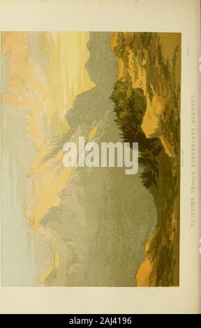 La théorie et la pratique de la peinture de paysages à l'aquarelle illustrées par une série de vingt-six dessins et schémas en couleurs, et de nombreuses gravures sur bois . Banque D'Images