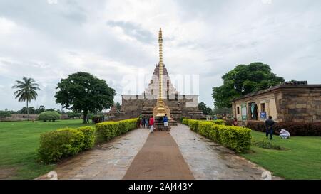 Temple Brihadeeswarar Gangaikonda Cholapuram, dans le Tamil Nadu, Inde du Sud sur l'image Banque D'Images