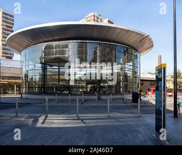 LONDRES, Royaume-Uni - 29 SEPTEMBRE 2019 : Station d'eau du Canada sur la ligne Jubilee Banque D'Images