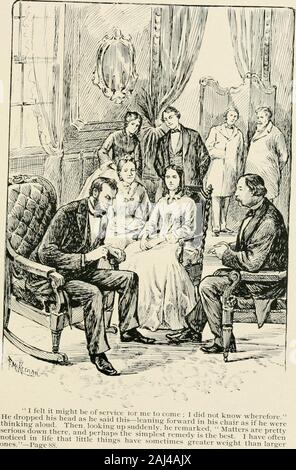 Abraham Lincoln était un spiritualiste ? Ing . Dans son chairas s'il était de penser tout haut. Puis, levant sud-denly, remarqua-t-il, les questions sont assez grave downthere, et peut-être le remède le plus simple est le meilleur. 1ai souvent remarqué dans la vie que peu de choses ont parfois plus de poids que les grandes comme theyrose à partir, il se tourna vers moi et dit : Maintenant, j'willhear ce que vous voulez dire à moi. Aller à oneside du salon, nous nous sommes assis, et j'ai posée avant le himthe cas d'un ami qui avait été presque deux yearsin le service dans l'armée du Potomac, et whowas lieutenant dans la Thirtie Banque D'Images