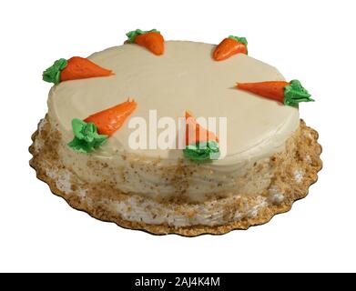 Gâteau aux carottes Banque D'Images