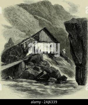 La Norvège et ses glaciers, s'est rendue en 1851 : suivie de journaux de excursions dans les hautes Alpes de Dauphné, Berne et la Savoie . o, pas de doute, greateron les champs que dans les vallées de l'intérieur. Theheight des plateaux de montagne est de nature à être coveredmore ou moins avec la neige durant les deux tiers de l'année ou plus ; pendant cette période, les rivières et cascades sont com-paratively dans de nombreux cas, complètement secs. La grande l'accu-mulations de l'automne, hiver et printemps sont d'être thawedduring la quasi-stabilité de la chaleur longtemps summerdays. Dans cette saison seulement, l'intérieur de la Norvège s'est rendue, isusually Banque D'Images