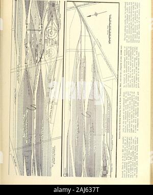 Canadian Transportation & Distribution Management . Janvier, 1913.] et des chemins de fer du monde marin.. 4 CHEMIN DE FER DU CANADA ET MONDE MARIN. [Janvier 1913. La caboose entrants peuvent ensuite être takenfrom la fin et courir dans la ca-boose cour, puis supprimé de theother fin du fourgon de cour au de-parture cour, sans basculer autour.Chaque wagon de chantier est d'avoir 7 pistes,40 queue, mais l'entente initiale. isfor 4 pistes pour tenir 24 fourgons. Des dispositions sont prévues pour bien leur faire uick|des trains, et leur readydeparture. Un 2 en ligne de l'air. wi powerhouse Banque D'Images