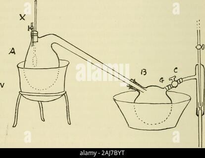 Odorographia : une histoire naturelle des matières premières et des médicaments utilisés dans l'industrie du parfum : destiné à servir les producteurs, les fabricants et les consommateurs . Par le pétrissage de farine de blé à l'eau froide jusqu'à ce que l'waterpasses de clairement et sans un aspect laiteux. Quand freshit est gris-blanc, très visqueuses, gluantes, élastique, sans goût et odeur ofinsipid. En raison de la nature volatile de certaines huiles ferment, ilest nécessaire d'évaporer l'éther ou l'autre solvant par whichthey ont été supprimés de l'humeur aqueuse de distillat d'ODOROGEAPHIA 354 la plante fermentée., à une température aussi basse que Banque D'Images