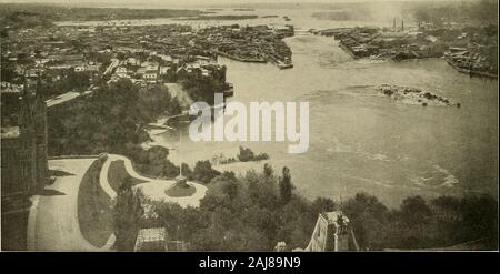 Vues de villes canadiennes, Toronto, Ottawa, Montréal, Québec, Saint John, Halifax . Outaouais et Laurentides^ttatoa ©FALLS Banque D'Images