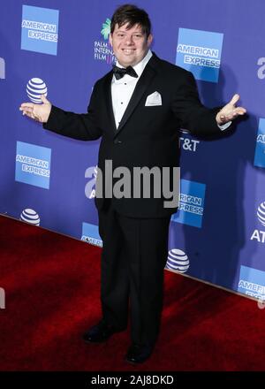 Palm Springs, États-Unis. 09Th Jan, 2020. PALM Springs, Californie, USA - 02 janvier : Zack Gottsagen arrive au 31e Festival International du Film de Palm Springs Awards Gala tenu au Palm Springs Convention Center le 2 janvier 2020 à Palm Springs, Californie, États-Unis. (Photo par Xavier Collin/Image Crédit : Agence de Presse) L'agence de presse Image/Alamy Live News Banque D'Images