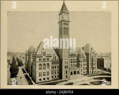 Vues de villes canadiennes, Toronto, Ottawa, Montréal, Québec, Saint John, Halifax . Les ÉDIFICES DU PARLEMENT DE L'ONTARIO. L'HÔTEL DE VILLE, TORONTO -Coronto Banque D'Images