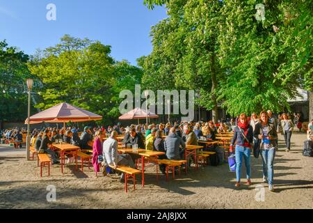 Prater Biergarten, Kastanienallee, Prenzlauer Berg, Pankow, Berlin, Deutschland Banque D'Images