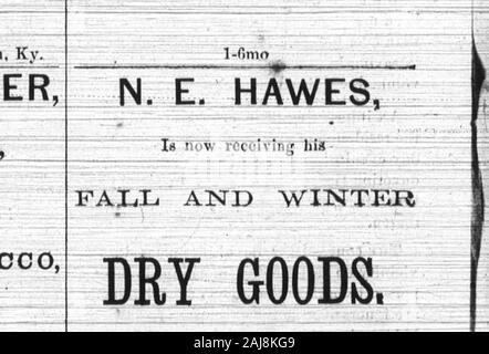 Boone County Recorder . Fonderie, Teinte 108 Stnet, Cincinnati ? Ohio- ALLISON SMITH, JOHNSON 4. Matériel d'impression et les presses d'Ererr Description. CountryProduce reçus en échange de marchandises. Kpecial attention accordée à la Fantaisie OP BEST BRANDS & FAMILLE FARINE, appel et le voir avant pur-chasing ailleurs.. Aussi qUEENSWARE• AUTOMNE, matériel, BOOTM, chaussures, chapeaux, casquettes et ?1 t4 - T-l-- ? - .Les vêtements. Thé et café extra fine toujours sur handsold à bas prix. Tous:cs. va bo 1-tf ? J -1^ T 3 = ?™ ? = Banque D'Images